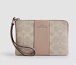 Coach corner zip wristlet (various) $24.60 Shipped