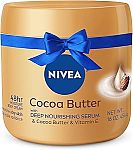 16 Ounce NIVEA Cocoa Butter Body Cream with Deep Nourishing Serum $4.84