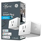 GE Cync Indoor Smart Plug, Matter Compatible $9.99