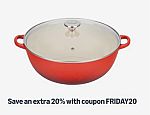 Le Creuset Enameled Cast Iron Chef's Oven with Glass Lid, 7.5 qt $136