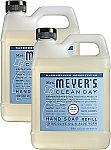 2-pack MRS. MEYER'S CLEAN DAY Liquid Hand Soap Refill 33 fl oz $11