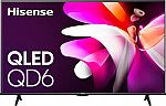 Hisense 75" Class QD6 Series QLED 4K UHD Smart Google TV (2024) $450