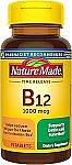 75-Count Nature Made 1000 mcg Vitamin B12 2 for $2.98