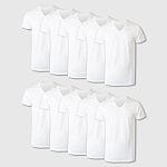 10-pack Hanes Men's V-Neck Undershirt $16.90