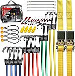 36-Piece Tooluxe Bungee Cords Kit (50888L) $6.83