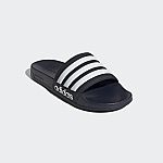 adidas men Adilette Shower Slides $5.60 and more