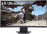 LG 32GS60QC-B Ultragear 32” QHD Curved Gaming Monitor $189.99