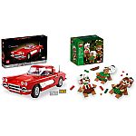 LEGO Icons Corvette 10321 and LEGO Gingerbread Ornaments 40642 $105