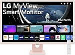 LG 32SR50F-P MyView 32" FHD HDR 10 Smart Monitor $179.99