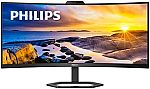 PHILIPS 34E1C5600HE 34" UltraWide QHD Monitor $299.99