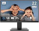 MSI PRO MP223 E2, 22" FHD Monitor $59.99