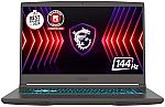 MSI Thin A15 15.6” 144Hz FHD Gaming Laptop (Ryzen 5-7535HS RTX 2050 8GB 512GB) $545.99