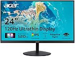 acer SB240Y G0bi 23.8" FHD Gaming Monitor $79.99