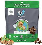 2.5 Ounce Shameless Pets Digestive Health Catnip Chicken Crunchy Cat Treats $1.50