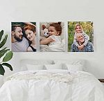 3-Pack 11"x14" Custom Photo Canvas $11