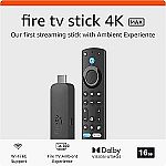 Amazon Fire TV Stick 4K Max streaming device (newest model) $32.99