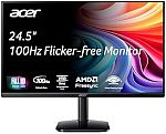 Acer KB252Q E0bi 24.5" FHD Gaming Monitor $63.7