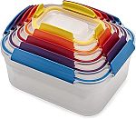 10-Piece Joseph Joseph Nest Lock Plastic BPA Free Food Storage Container Set $13.59