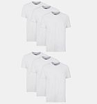 6-Pack Hanes Men's 100% Cotton Moisture-Wicking Crew Neck Undershirts $13.30 and more