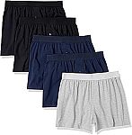 5-Count Amazon Essentials Cotton Jersey Boxers $13.90