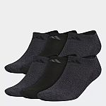 adidas men Athletic No-Show Socks 6 Pairs $8 + Free Shipping