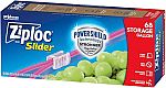 68-Count 1-Gal Ziploc Gallon Food Storage Slider Bags $7.12