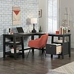 Sauder Trestle Transitional L-Shaped Writing Desk $97.20