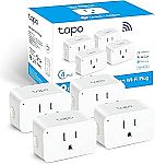 4-Pack TP-Link Tapo Smart Plug Mini 15A $16