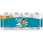 16-Count Angel Soft 2-Ply Mega Rolls Toilet Paper 4 for $31.15