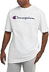 Champion Men's 100% Cotton T-Shirt $5.41