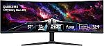 (Price Error?) 57" SAMSUNG Odyssey Neo G9 Dual 4K UHD Quantum Mini-LED 240Hz 1ms HDR 1000 Curved Gaming Monitor $800