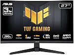 ASUS TUF Gaming 27” FHD Curved Monitor (VG27VQM1B) $199.99