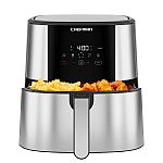 Chefman Turbofry Air Fryer with Basket Divider, 8 Qt $40