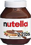 2-Count Nutella Hazelnut Spread with Cocoa for Breakfast, 35.3 oz Jar $8.09