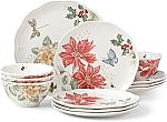 Lenox Butterfly Meadow Holiday 12-Piece Dinnerware Set $74