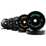 BalanceFrom Olympic Bumper Plate Weight Plate Set 260lb $179.99