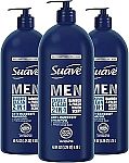 3-pack 40 fl oz Suave Men 2 in 1 Anti Dandruff Shampoo and Conditioner $15.70