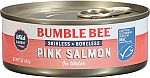 Bumble Bee Skinless & Boneless Canned Pink Salmon in Water, 5 oz Can $1.26 and more