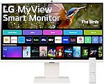 LG 32SR85U-W 32” MyView 4K Smart Monitor $399.99