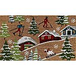 Holiday Time HT Ski Village Doormat $2.49