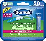 50-Count DenTek Instant Oral Pain Relief Toothaches Kit $4.46 and more