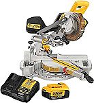 DEWALT 20V MAX* 7-1/4-Inch Miter Saw, Cordless (DCS361M1) $299