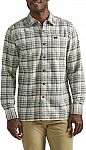 Lee Men's Extreme Motion All Purpose Long Sleeve Worker Shirt $15.39