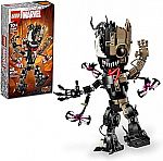 630-Piece 11" Lego Marvel Play and Display Venomized Groot Kit 76249 $40