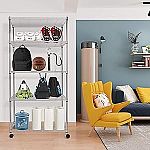 Simple Deluxe Heavy Duty 5-Tier Shelving Unit $56