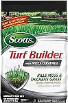 25-Lb Scotts Turf Builder with Moss Control, Moss Killer and Lawn Fertilizer $16