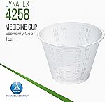 100 Count Dynarex 4258 Medicine Cup, 1 oz $1.25