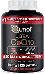 2 x 120 Count Qunol CoQ10 100mg Softgels $14.78
