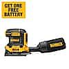 DEWALT 20V MAX XR Cordless Brushless 1/4 Sheet Variable Speed Sander (Tool Only) + 5Ah Battery $159