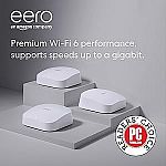 Amazon eero Pro 6 mesh Wi-Fi 6 Router, 3 Pack $239.99